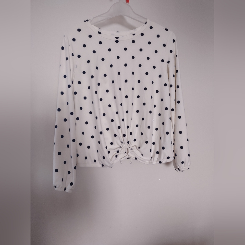 Polka Dot Long Sleeve Top